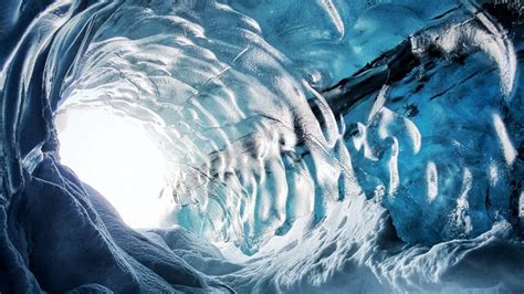 Icelands Ice Cave Hd Wallpaper