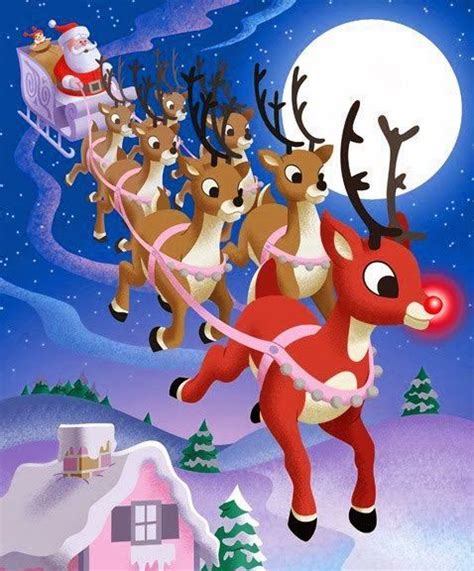 Santa Claus Y Rodolfo El Reno Rudolph Red Nosed Reindeer Rudolph