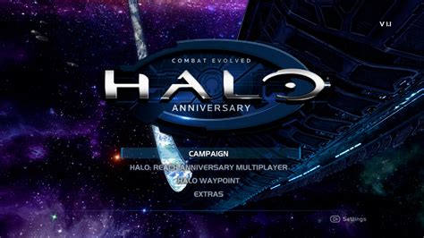 Halo Combat Evolved Anniversary Main Menu