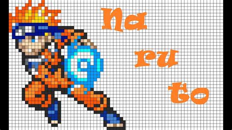 Naruto Pixel Art Dibujos En Cuadricula Arte Píxeles