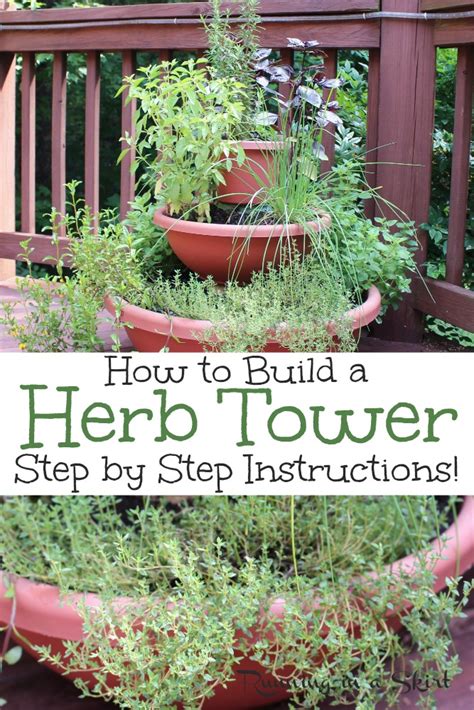 How To Build A Herb Tower Garden Step By Step Tutorial