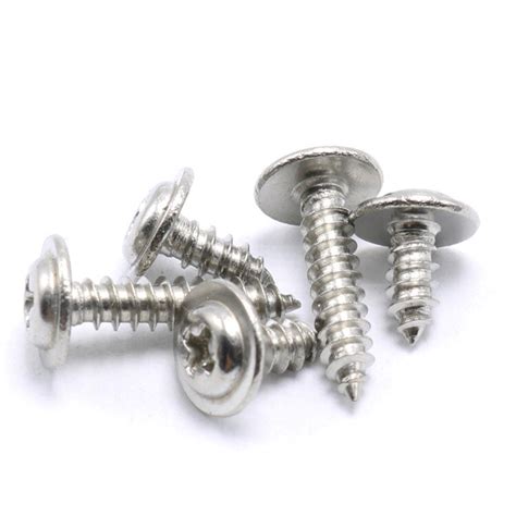 M2 Cross Recessed Pan Head Tapping Screws With Collar Phillips Pan
