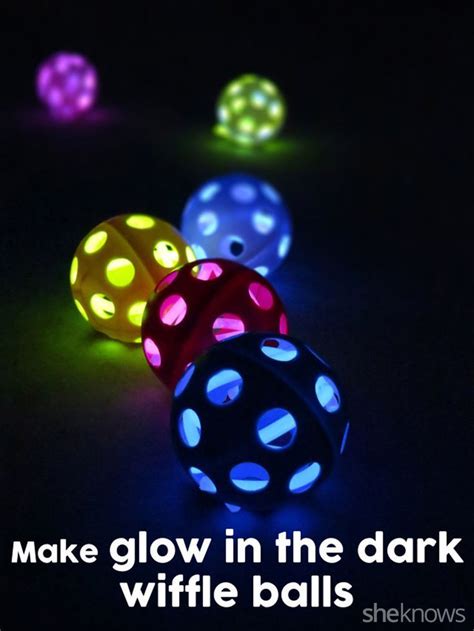 Glow In The Dark Wiffle Balls For Outside Parties With Or Without Kids