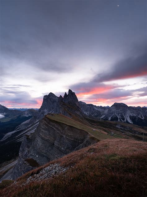 Gray Rocky Mountain Under Gray Sky · Free Stock Photo