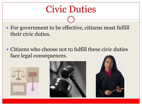 Ppt Duties Responsibilities And Community Service Powerpoint