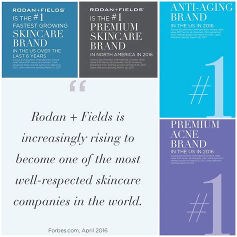 Rodan Fields 👉🏼the Number 1 Premium Skincare Brand In North America