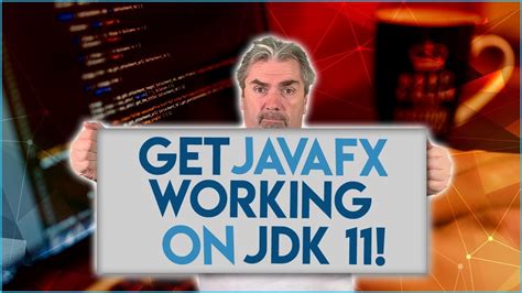 How To Get Javafx Working On Jdk Youtube