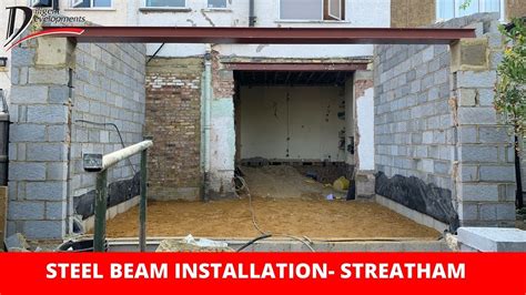Rsj Steel Beam Installation Streatham Sw6 Youtube