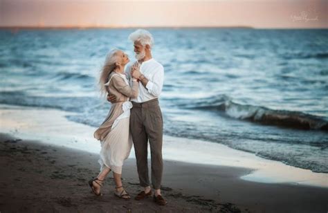 Following Are Endearing Pictures Of An Elderly Couple In Love