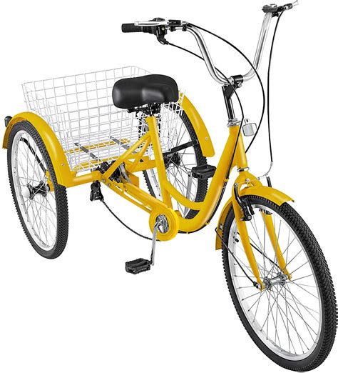 Vevor Adult Tricycle 1 Speed Size Cruise Bike 20 Inch Adjustable Trike