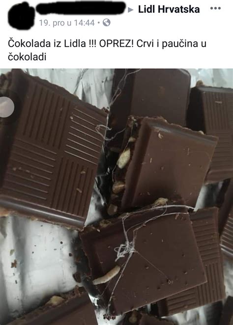 Oprez Crvi I Paučina U čokoladi Iz Lidla Što Nam To Prodaju Dnevnohr