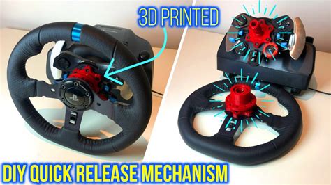 Diy Quick Release Mechanism D Printed Logitech G Sim Racing
