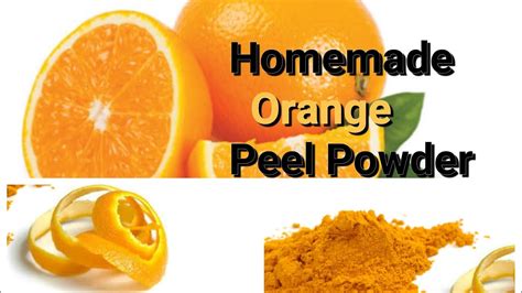 How To Make Orange Peel Powder At Home Youtube