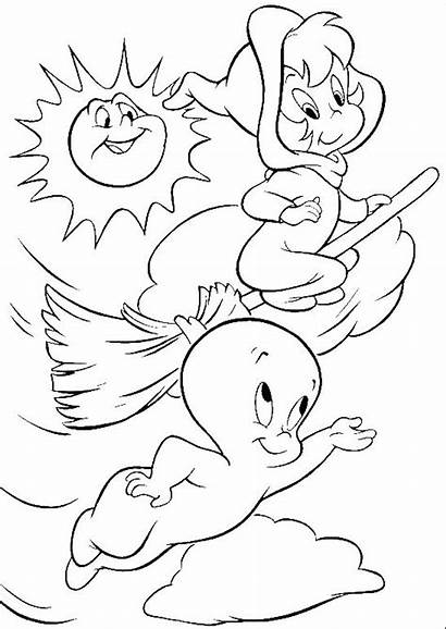 Coloring Pages Ghosts Clip Filminspector Printable Halloween