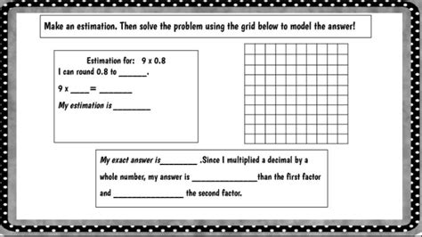 Multiplying Decimals With Models 5nbt7 By Catherine Arnold Tpt