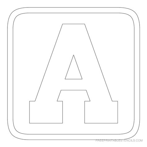 Free Printable Block Letter Templates Plus Over 150 Ideas For Ways