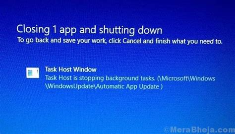 Fix Task Host Is Stopping Background Tasks In Windows 10 11