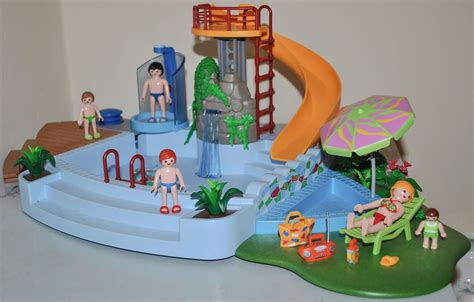 Playmobil Poole With Water Slide Playset 4858 Not Complete From