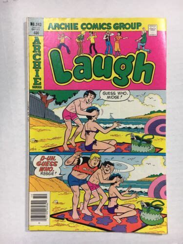 Laugh 343 Fine 1979 Archie Comic Beach Ebay