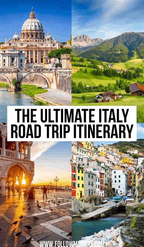 The Perfect Italy Road Trip Itinerary You Should Steal Follow Me Away