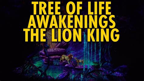 The Lion King Tree Of Life Awakenings Disneys Animal Kingdom Youtube