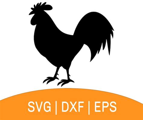 Rooster Clip Art Rooster Silhouette Rooster Svg Cricut Svg File Rooster