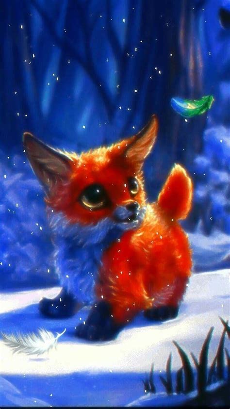 Ravenclaw 0909 On Foxes Cute Drawings Anime Animals Cute Baby