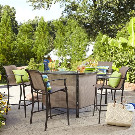 All kinds of outdoor furniture sets need to be well made. Garden Oasis Harrison 5 Piece Bar Set *Limited Availability*
