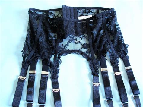 Porte Jarretelles Attaches Reglables Lingerie Rotique Etsy