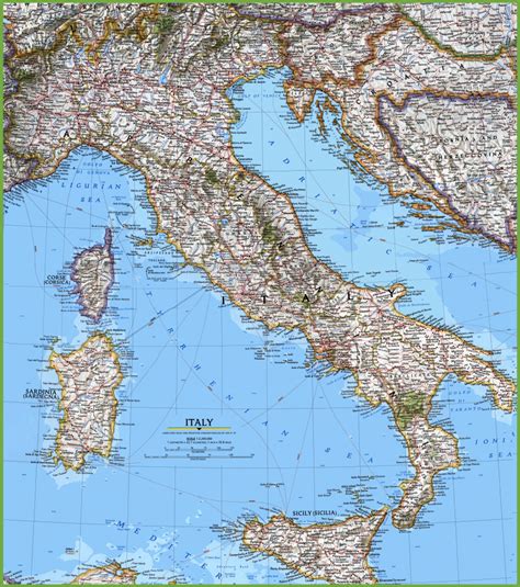 Printable Map Of Italy With Cities And Towns Printable Maps