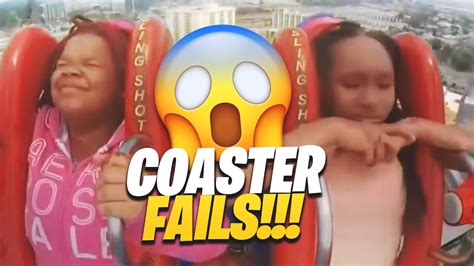 Funniest Roller Coaster Reactions Fails Amazing Youtube