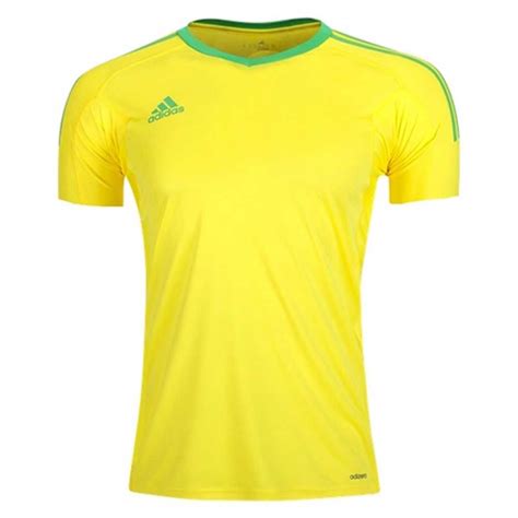 Adidas Revigo 2017 Short Sleeve Goalkeeper Jersey Yellowgreen
