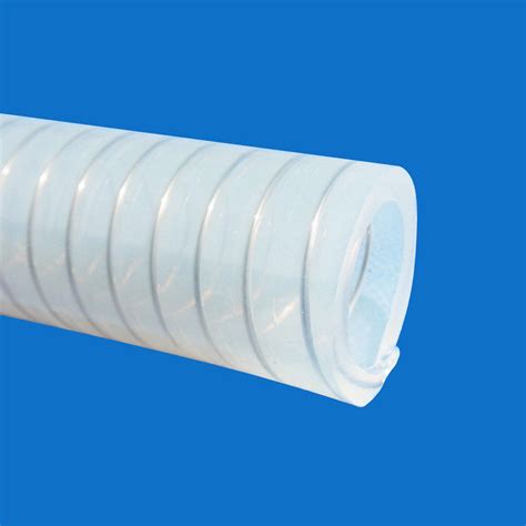 Silicone Tube 304 Stainless Steel Wire Braid Reinforced Translucent