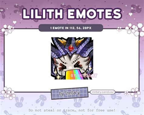 Diablo 4 Lilith Emote For Twitch Discord Custom Twitch Etsy Uk