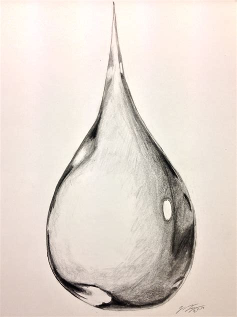 With any drawing, a 3d effect is created using light and shadows — and a water drop is no different. Water-drop Drawing by Jonas-Jaeger on DeviantArt