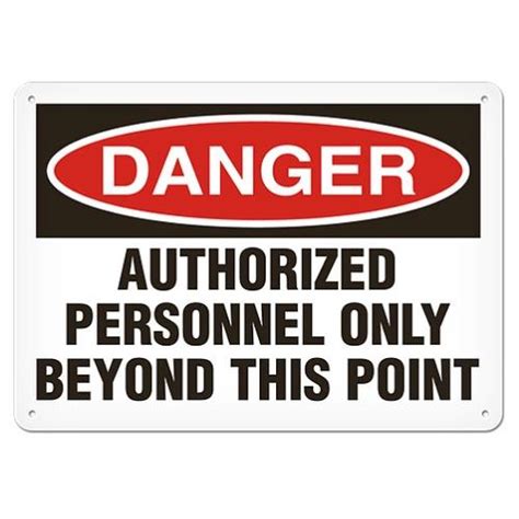 Coin | complete coinbase global inc. Order SA1007MV by GHS Safety Safety Sign "Danger Authorized Personnel" - US Mega Store