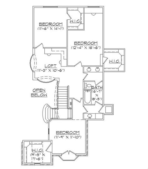 European Style House Plan 7 Beds 4 Baths 3655 Sqft Plan 5 467