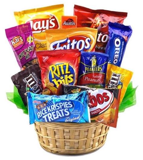 Snack Attack Basket For Students Free Ship Diy T Baskets T