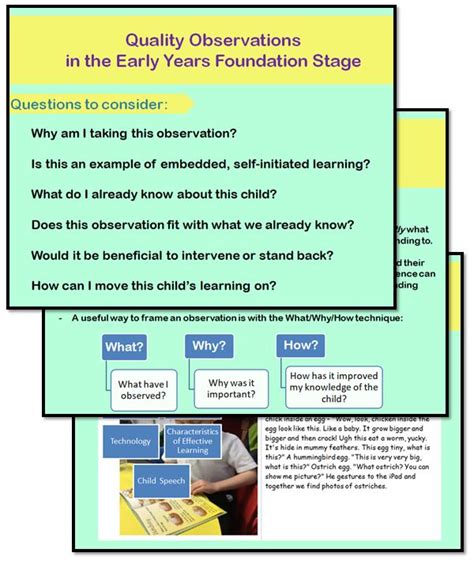 Eyfs Observations Examples Of High Quality Observations In The Early