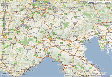 Nord Italia Cartina Stradale
