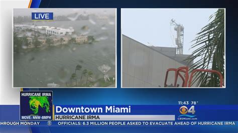 Crane Collapses As Hurricane Irma Hits Downtown Miami Youtube
