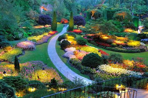 The Butchart Gardens In Brentwood Bay British Columbia