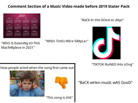 Comment Section Of An Old Music Video Starter Pack Rstarterpacks