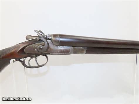 Belgian Made Engraved Richards Gauge Double Barrel Hammer C R Shotgun Turn Of The Century