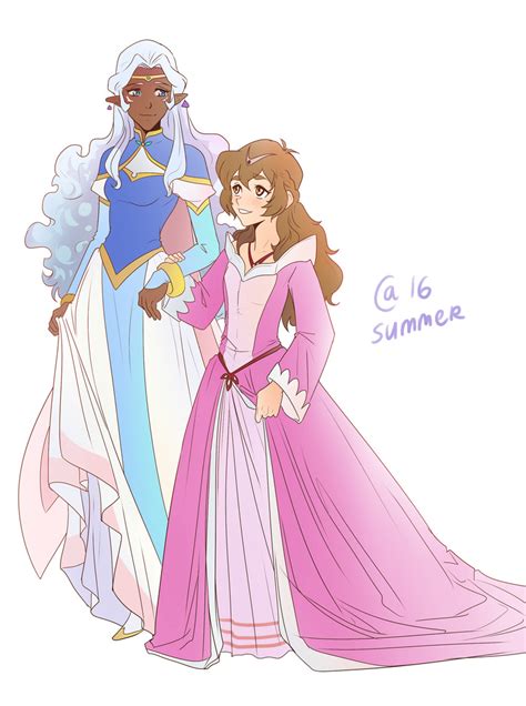 Pidge Gunderson Princess Allura And Princess Farla Voltron