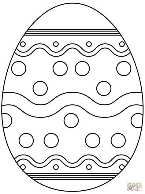 Cracked Easter Egg Coloring Page Coloring Pages