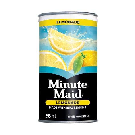 Minute Maid Lemonade 295ml Majestic Food Service