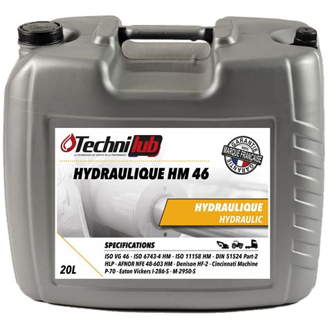 Achat Hydraulique Hm 46 Technilub