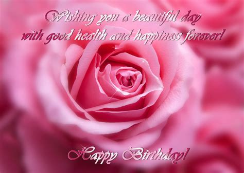 Happy Birthday Images With Rose Flowers In Pink Hd Wallpapers