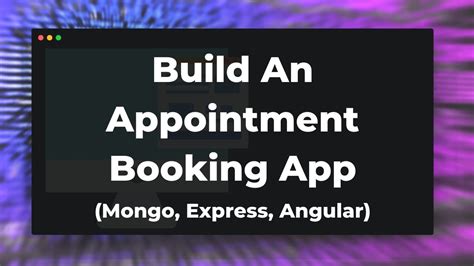 Shopify has been a pretty good platform that serves all my needs, however there is just one thing that isn't good — they did not have a proper appointment booking app. How To Build an Appointment Booking App (Mongo, Express ...